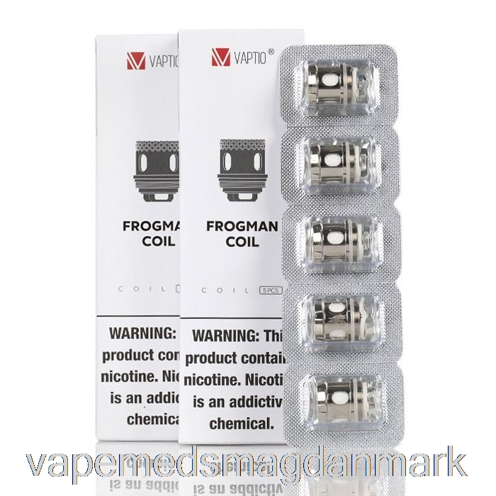 Vape Juice Vaptio Frogman Erstatningsspoler 0,2ohm Stripspoler